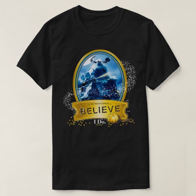 The Polar Express True Believer Sweatshirt T Shirt (Design framsida)