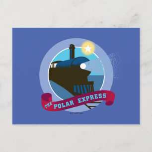 The Polar Express Vintage Tåg Märke Helg Vykort