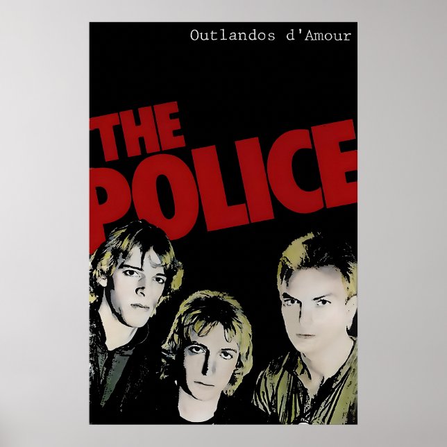 The Police 1978 Reklamaffisch Tryck 1 (Framsidan)