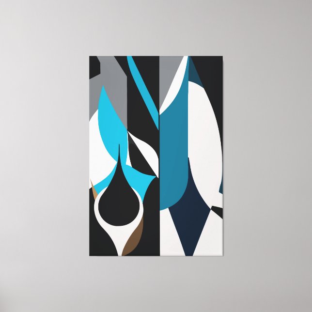 The Polygonal Abstract Canvastryck (Framsida)