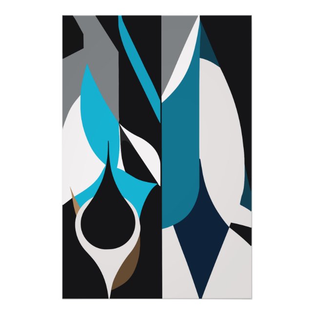 The Polygonal Abstract Fototryck (Framsidan)