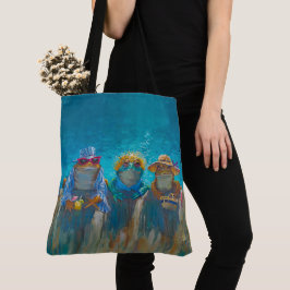 "The Pool Girls" Totebag eller Crossbody Tygkasse
