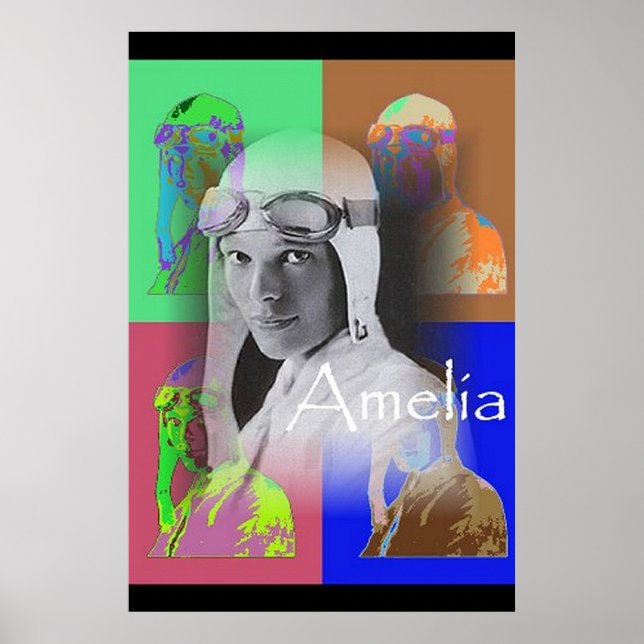 The Pop-Art Amelia Poster (Framsidan)
