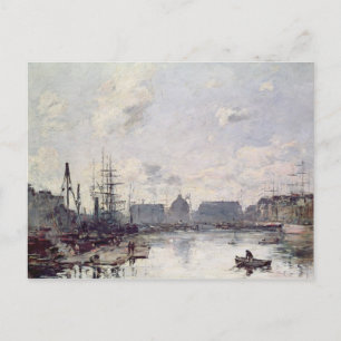 The Port of Trade, Le Havre, 1892 Vykort