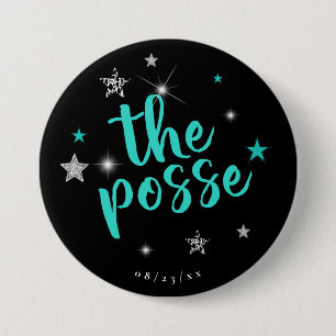 The Posse Disco Bachelorette Teal ID925 Knapp