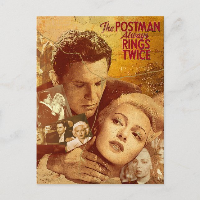 The Postman & Cora Smith Vykort (Framsida)