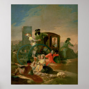 The Pottery Vendor, 1778 Poster