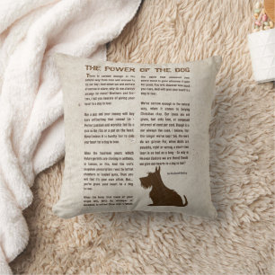 The Power of the Dog-dikt - Rudyard Kipling Kudde