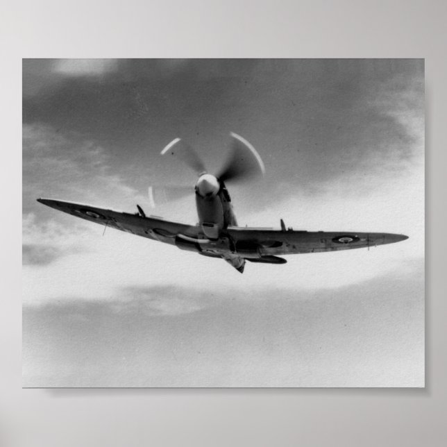 "The Power & the Glory" - Supersea Spitfire WW2 Poster (Framsidan)