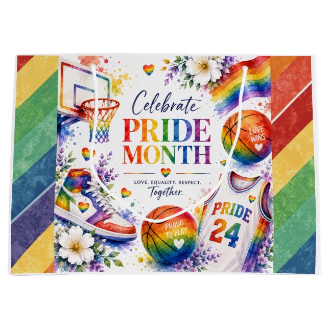 The Pride Basket Regnbågs-tema Design (Framsidan)
