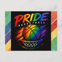 The Pride Basket Regnbågsinspirerad Design Vykort