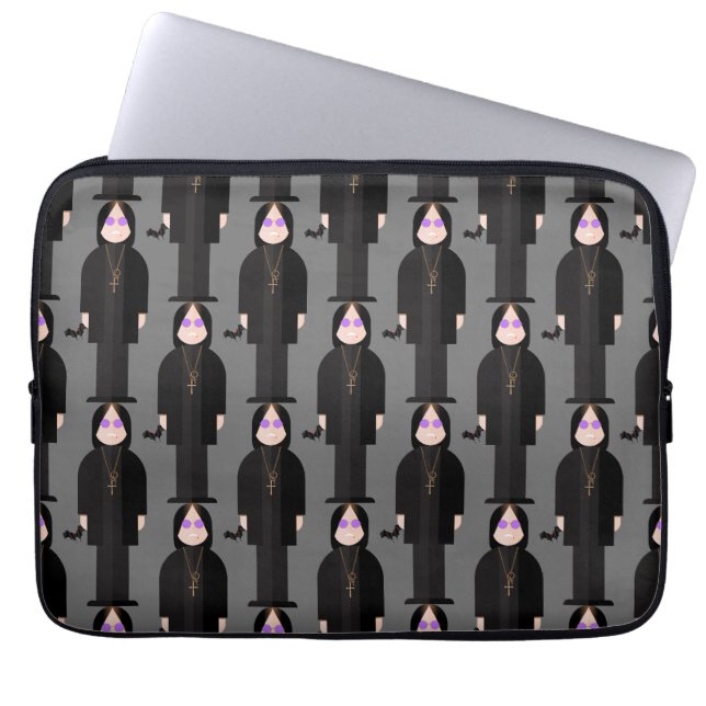 The Prince of Darkness – Patterned Laptop Sleeve (Framsidan)