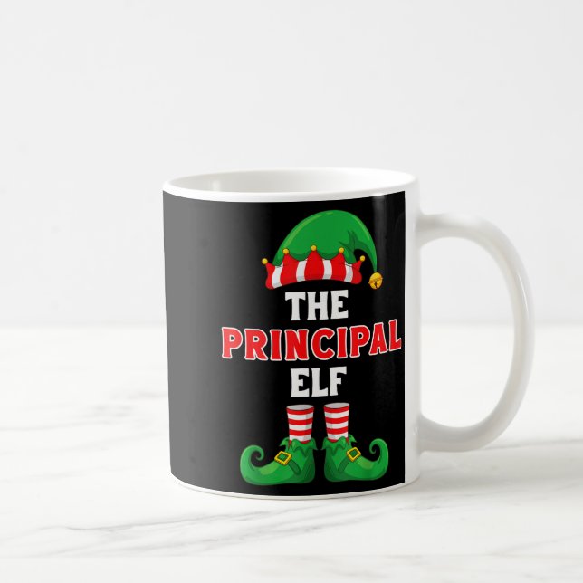 The Principal Elf Christmas For Principal School P Kaffemugg (Höger)