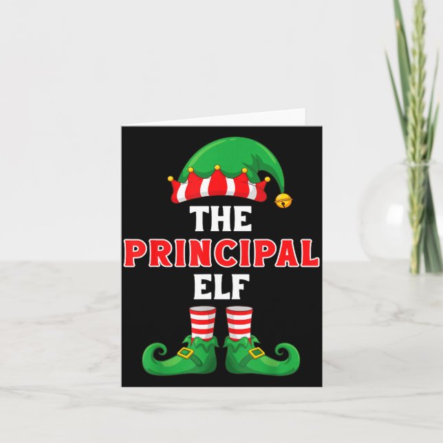 The Principal Elf Christmas For Principal School P Kort (Framsida)