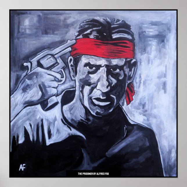 The Prisoner Painting by Alfred Fox Poster (Framsidan)