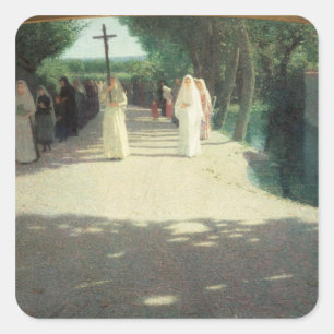 The Procession, 1892-1995 Fyrkantigt Klistermärke