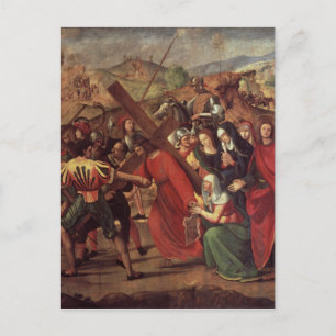 The Procession to Calvary, 1505 Vykort