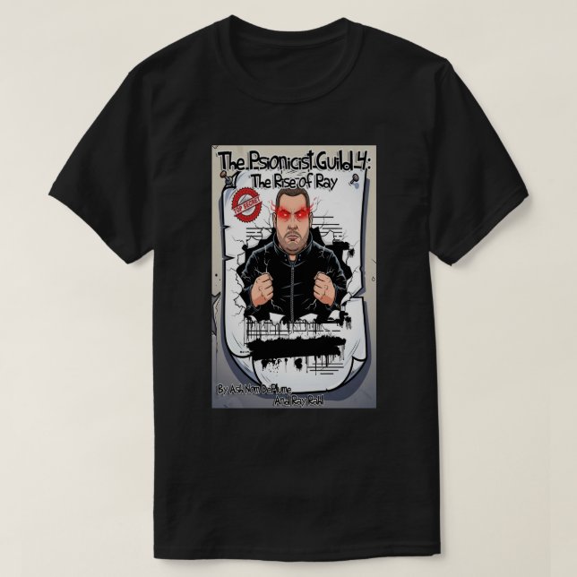 The Psionicist Gillet 4 Mörk T Shirt (Design framsida)