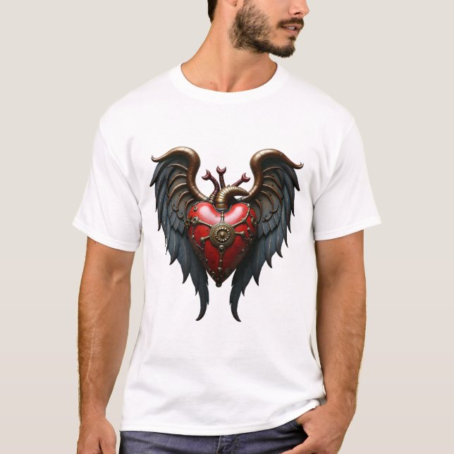 The pulsating heart of mechanics, t shirt (Framsida)