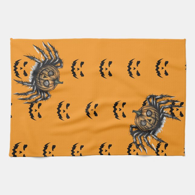  The Pumpkin-Headed Crawler Kökshandduk (Horisontell)