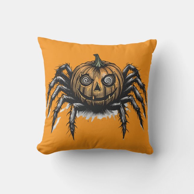 The Pumpkin-Headed Crawler Kudde (Framsida)