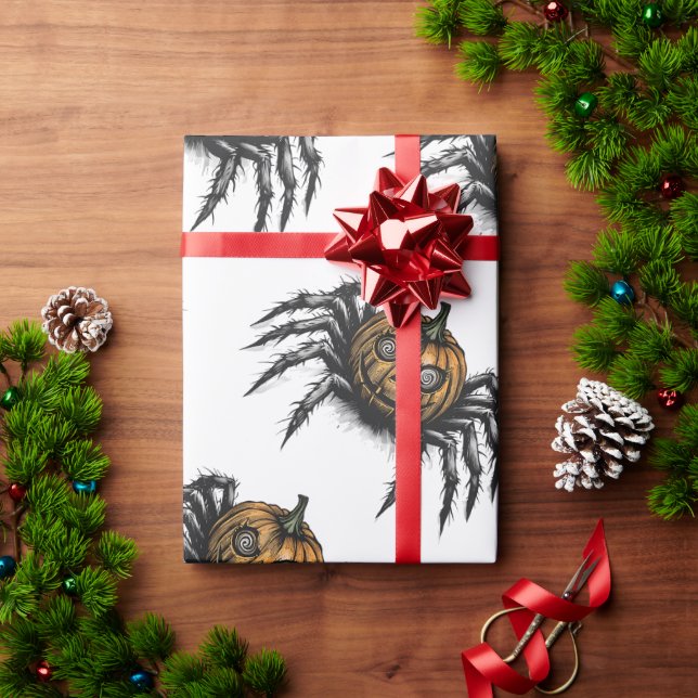 The Pumpkin-Headed Crawler Presentpapper (Julgåva)