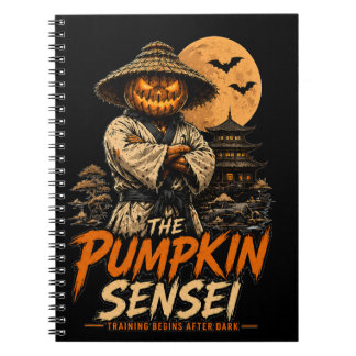 The Pumpkin Sensei Halloween Kampkonst Journal Anteckningsbok