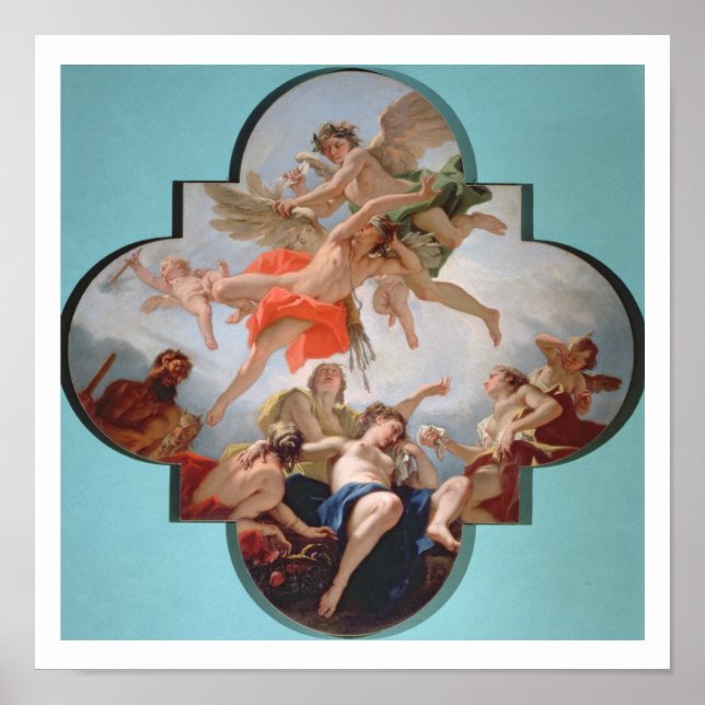 The Punishment of Cupid (oil on canvas) Poster (Framsidan)