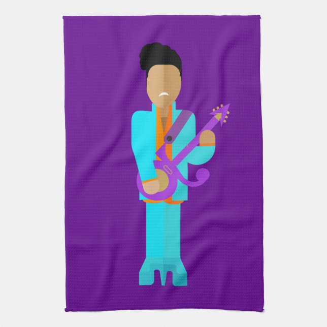 The Purple Pixie – Funk Legend Kitchen Towel Kökshandduk (Vertikal)