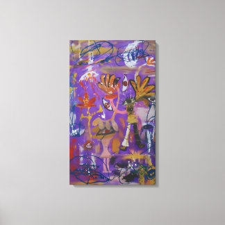 The Purple Signs Canvastryck