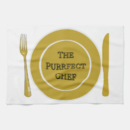 The Purrfect Chef- Funny Kitchen Towels Kökshandduk