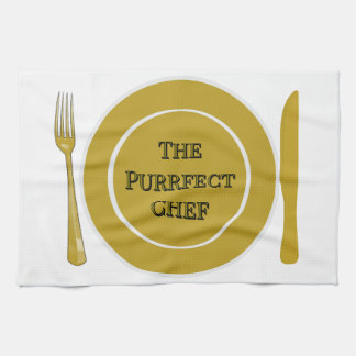 The Purrfect Chef- Funny Kitchen Towels Kökshandduk