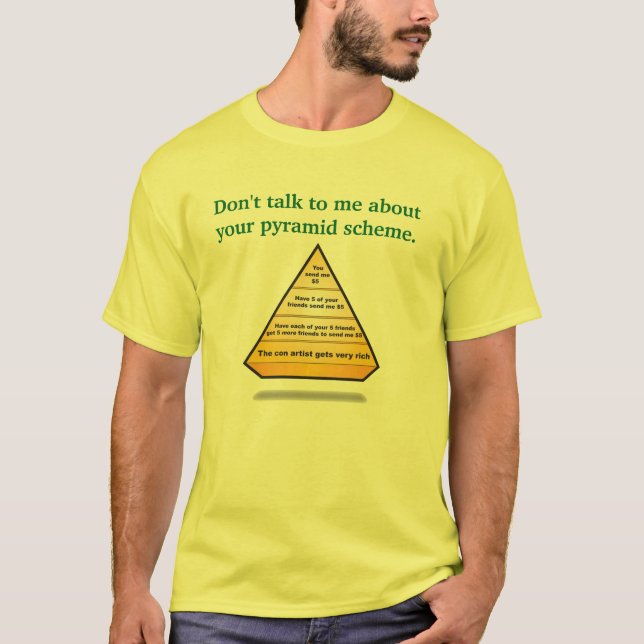 THE-PYRAMID talar inte till mig om din pyrami… T-shirt (Framsida)
