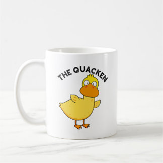 The Quacken Roliga Anka Puns Kaffemugg