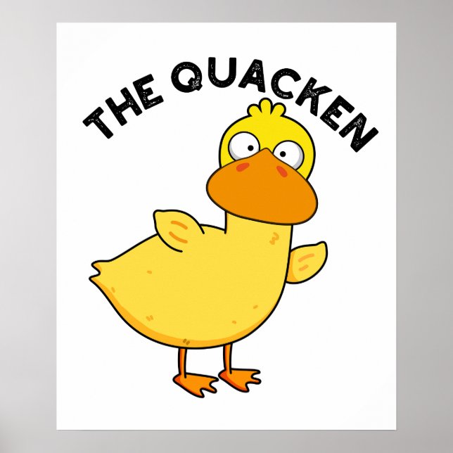 The Quacken Roliga Anka Puns  Poster (Framsidan)