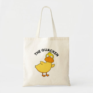 The Quacken Roliga Anka Puns Tygkasse