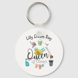 The Queen of Clean Nyckelring