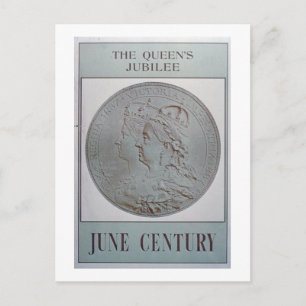"The Queen's Jubilee 1837-87" (färg litho) Vykort