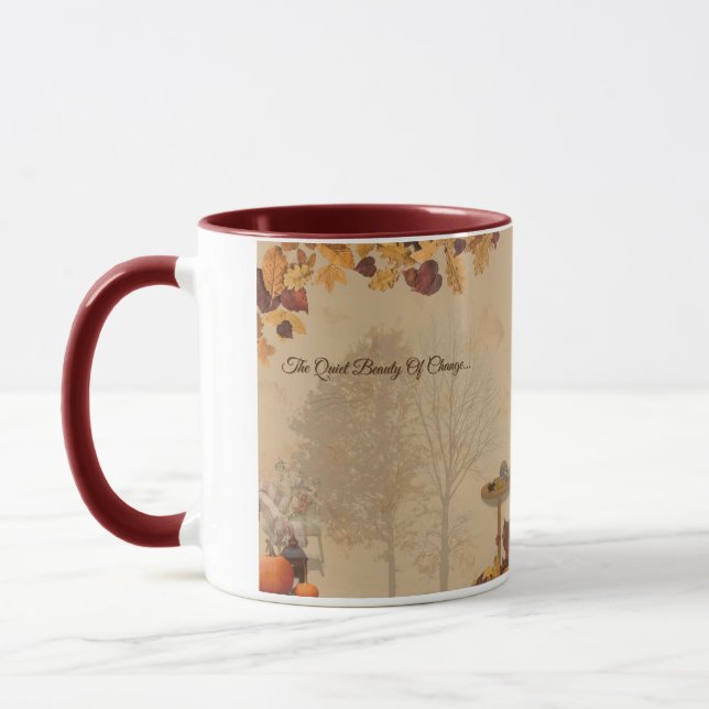 The Quiet Beauty Of Change _ Autumn Glow Mug  Mugg (Vänster)