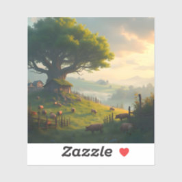 The Quiet Farm - Square Vinyl  Klistermärken