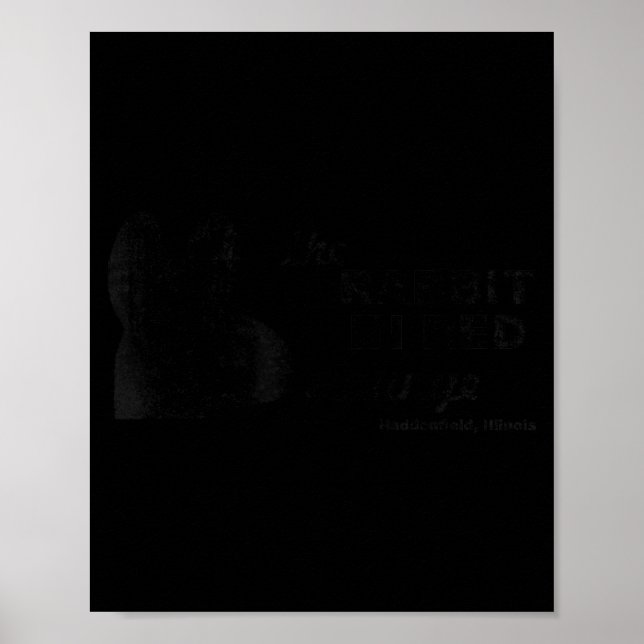 The Rabbit In Red Lounge Halloween  Poster (Framsidan)