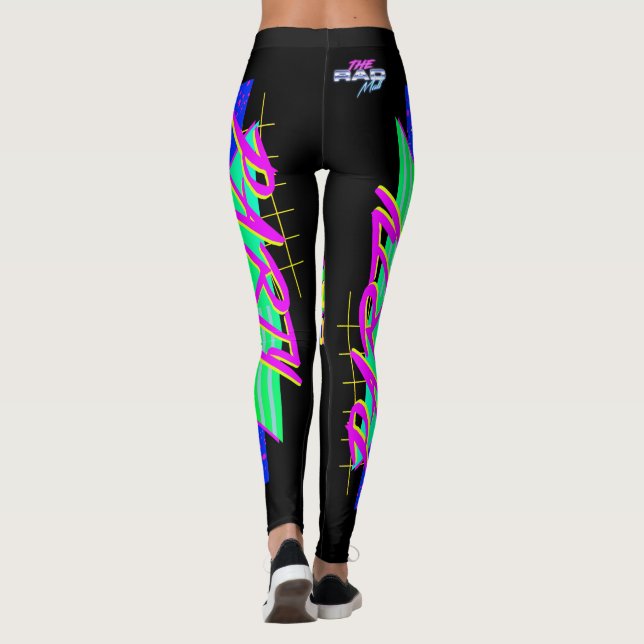 The Rad Mall ’PARTY Time 80's’ Leggings (Baksida)