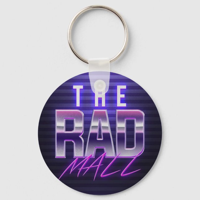 The Rad Mall "Wave 4" knappformat nyckelring (Framsida)