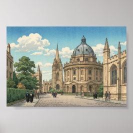 The Radcliffe Camera in Oxford University Poster