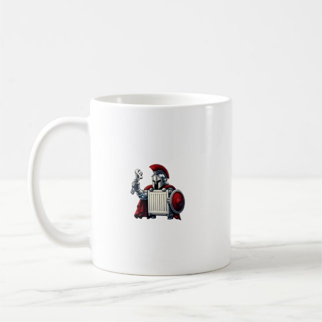 The Radiator – Rolig kaffemugge för rörmokare Kaffemugg (Vänster)