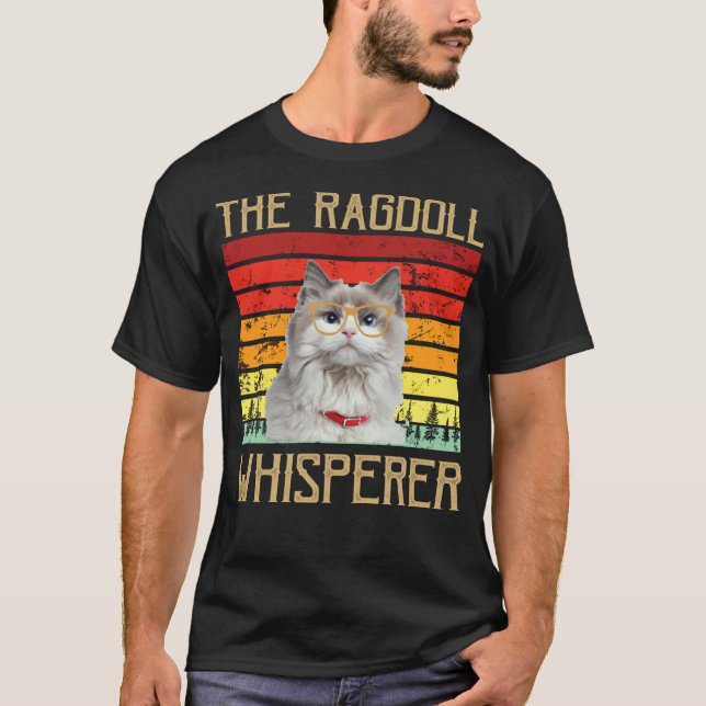 The Ragdoll Whisperer Katt T Shirt (Framsida)