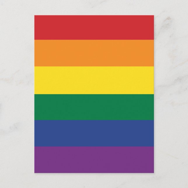 The Rainbow Flag Vykort (Framsida)