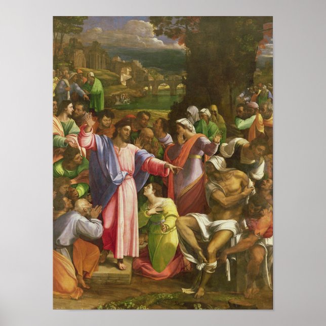 The Raising of Lazarus, 1517-19 Poster (Framsidan)