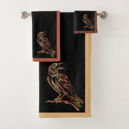 The Raven Bath Towel Set