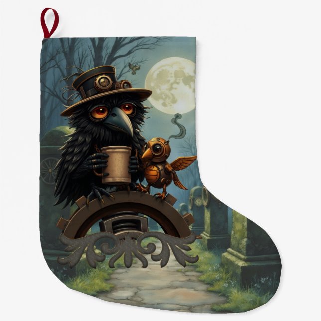 The raven powered by Coffee Stor Julstrumpa (Framsidan)